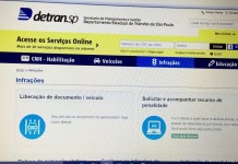 Aplicação de advertência pode ser solicitada pela internet ao Detran.SP