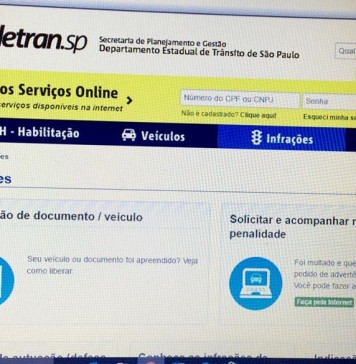 Aplicação de advertência pode ser solicitada pela internet ao Detran.SP