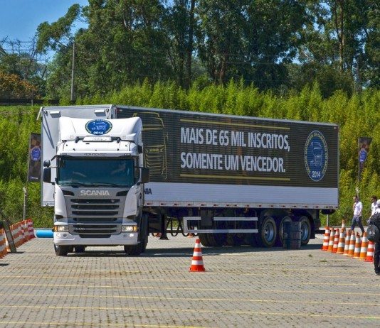 Melhor motorista de caminhão será premiado com um Scania 0 km