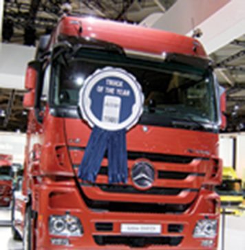 Actros é o truck do ano na Europa