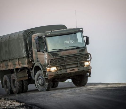 6×6 da Scania participa de feira internacional de segurança e defesa