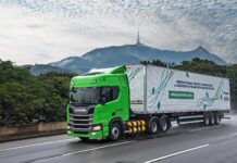 Transportadora terá 50 caminhões Scania a gás na frota